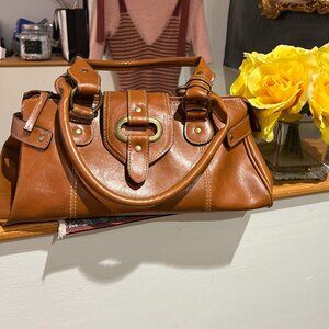 Brown Leather Satchel Bag